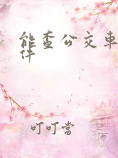 能查公交车的软件