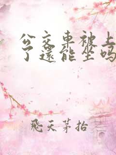 公交车被上高潮了还能坐吗