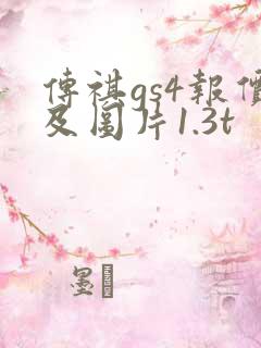 传祺gs4报价及图片1.3t