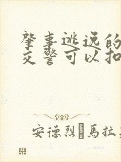 肇事逃逸的车辆交警可以扣多长时间