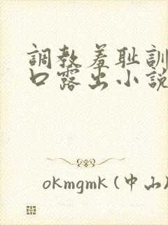 调教羞耻训诫粗口露出小说