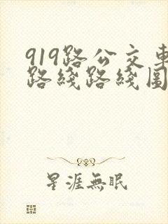919路公交车路线路线图