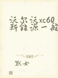 沃尔沃xc60新能源一般多钱