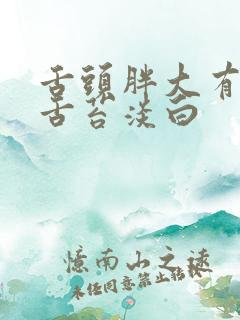 舌头胖大有齿痕舌苔淡白