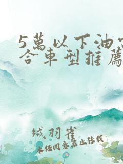 5万以下油电混合车型推荐
