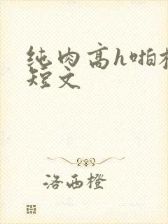 纯肉高h啪校园短文