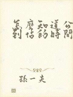 怎么知道公交车到站的时间