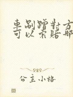车剐蹭对方全责可以索赔哪些费用 车剐蹭对方全责可以索赔哪些费用