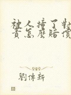 被人撞了对方全责怎么赔偿