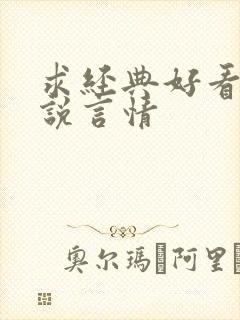 求经典好看的小说言情