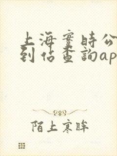 上海实时公交车到站查询app