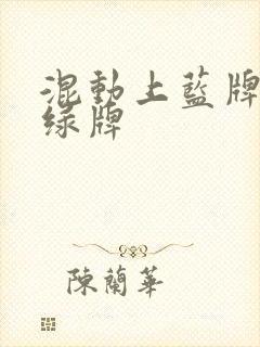 混动上蓝牌还是绿牌