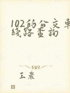 102的公交车线路查询