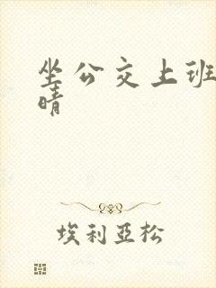 坐公交上班的诗晴