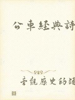 公车经典诗晴