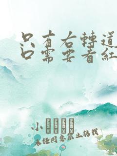 只有右转道的路口需要看红灯吗