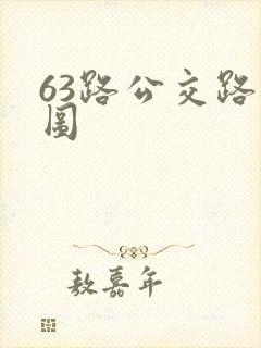 63路公交路线图 63路公交路线图