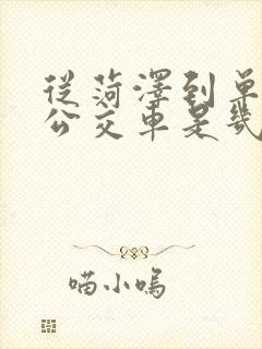 从菏泽到单县的公交车是几路