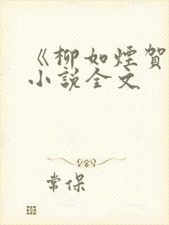 《柳如烟贺强》小说全文