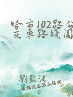 哈市102路公交车路线图
