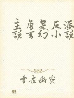 主角是反派的小说玄幻小说