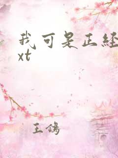 我可是正经人txt