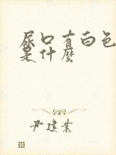 尿口有白色颗粒是什么