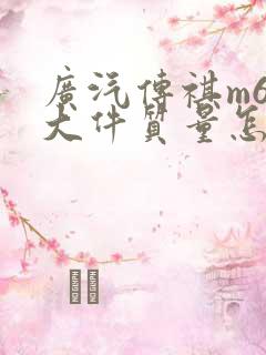广汽传祺m6三大件质量怎么样