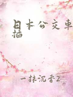 日本公交车上被插