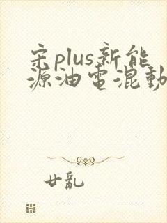 宋plus新能源油电混动