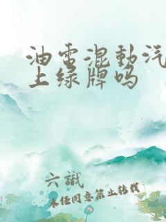 油电混动汽车能上绿牌吗
