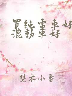 买纯电车好还是混动车好