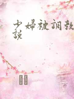 少妇被调教成小说