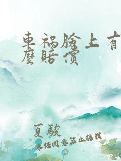 车祸脸上有疤怎么赔偿