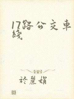 17路公交车路线