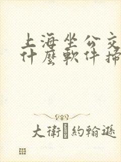上海坐公交车用什么软件扫码
