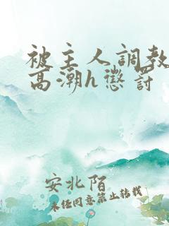 被主人调教当众高潮h惩罚