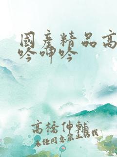 国产精品高潮呻吟呻吟