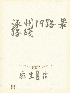 涿州19路最新路线