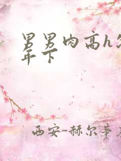 男男肉高h父子年下