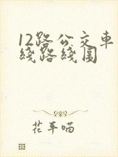 12路公交车路线路线图 12路公交车路线路线图