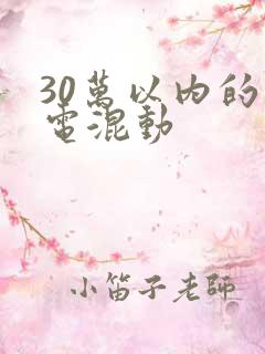 30万以内的插电混动