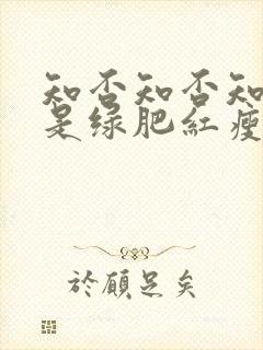 知否知否知否应是绿肥红瘦原著叫什么