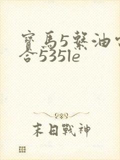 宝马5系油电混合535le