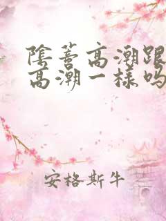 阴蒂高潮跟阴道高潮一样吗