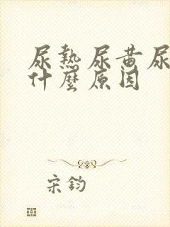 尿热尿黄尿频是什么原因