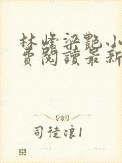 林峰梁艳小说免费阅读最新章节列表