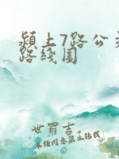颍上7路公交车路线图
