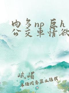 肉多np 巨h公交车情欲