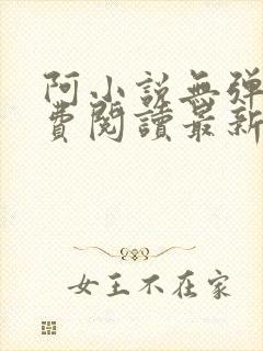 阿小说无弹窗免费阅读最新章节列表